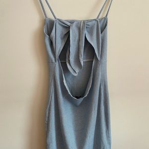 Forever 21 Blue Gingham Mini Dress